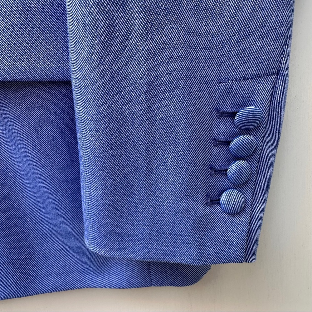 NWT Liz Claiborne Kate Blue Womens Sz 14 Jacket Blazer Suit  Regularly Fit $98 - Picture 5 of 9